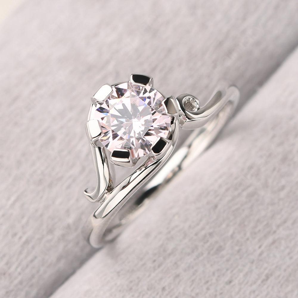 Vintage Cubic Zirconia Engagement Ring - Palmary