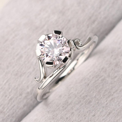 Vintage Cubic Zirconia Engagement Ring - Palmary