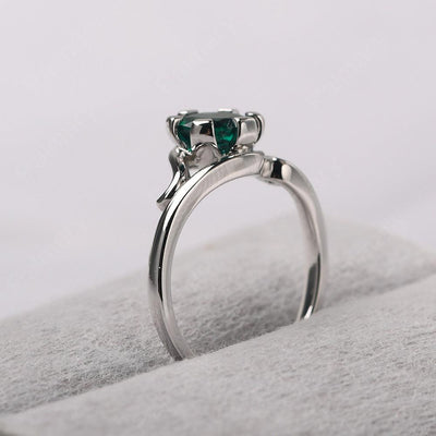 Vintage Emerald Engagement Ring - Palmary