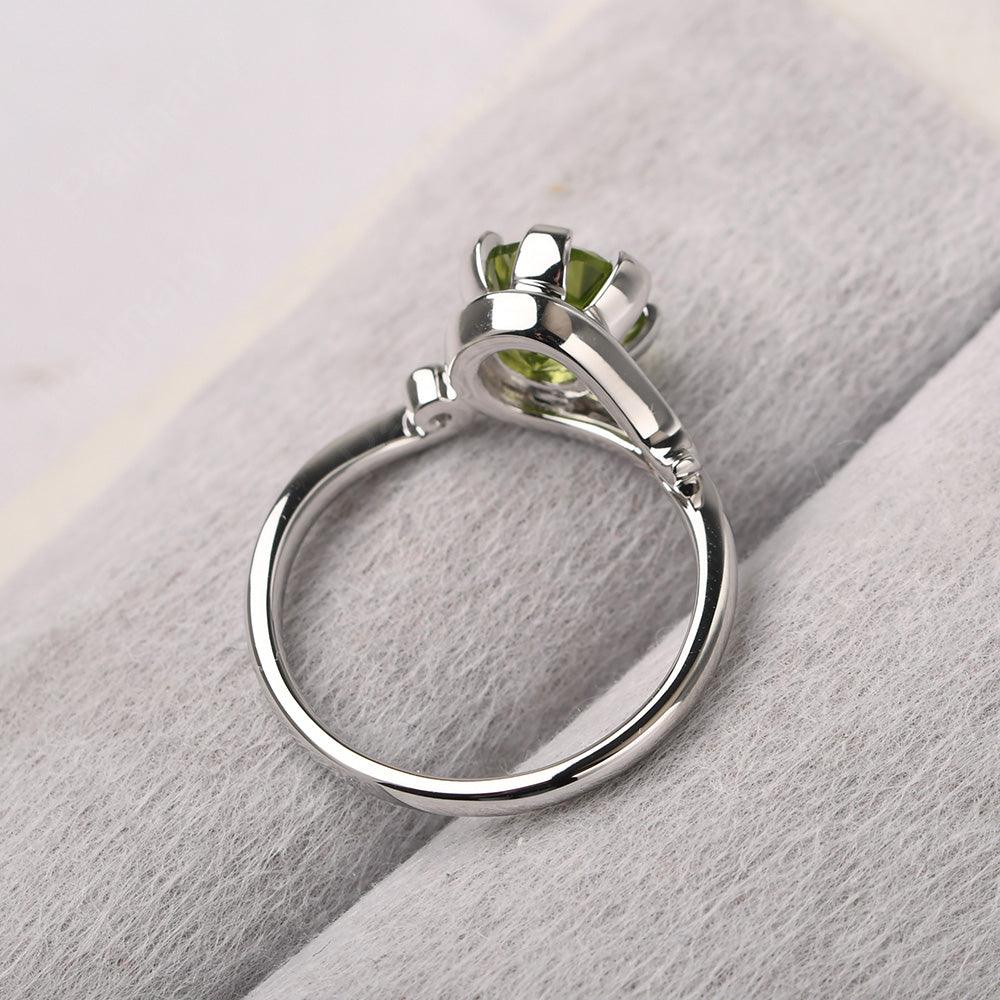 Vintage Peridot Engagement Ring - Palmary