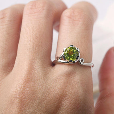 Vintage Peridot Engagement Ring - Palmary