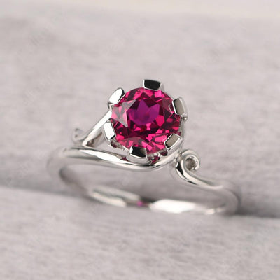 Vintage Ruby Engagement Ring - Palmary