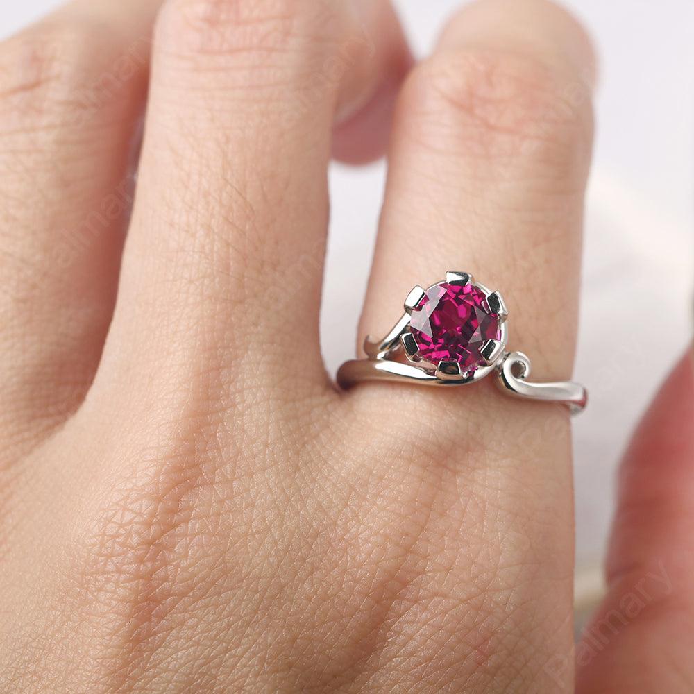 Vintage Ruby Engagement Ring - Palmary