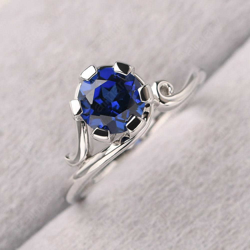 Vintage Sapphire Engagement Ring - Palmary