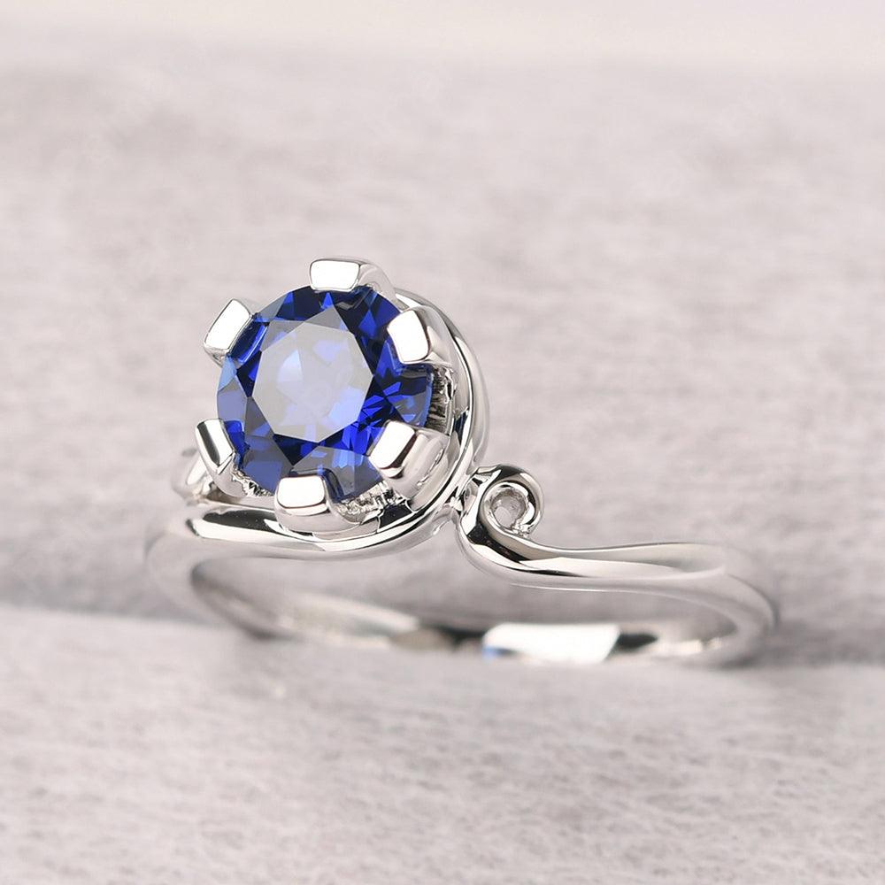 Vintage Sapphire Engagement Ring - Palmary