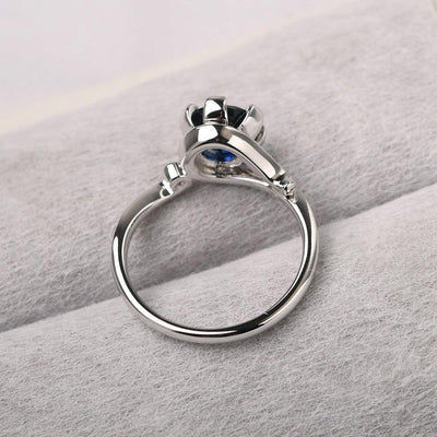 Vintage Sapphire Engagement Ring - Palmary