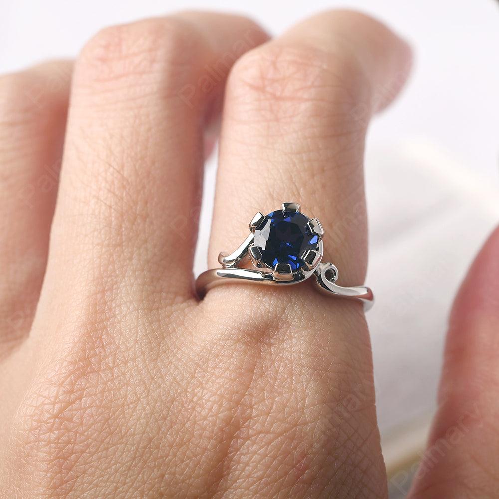 Vintage Sapphire Engagement Ring - Palmary
