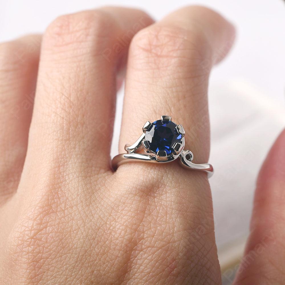 Vintage Sapphire Engagement Ring - Palmary