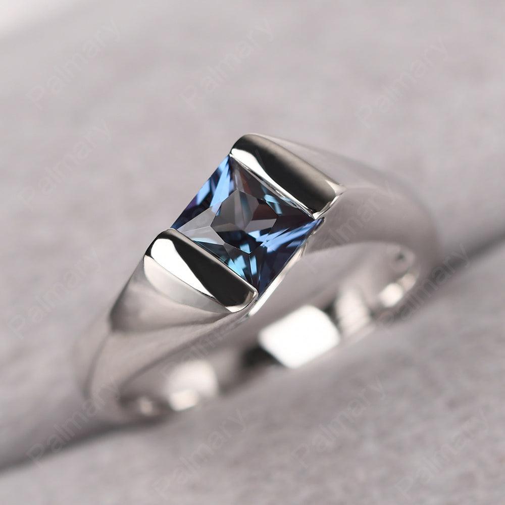 Princess Alexandrite Ring For Men - Palmary