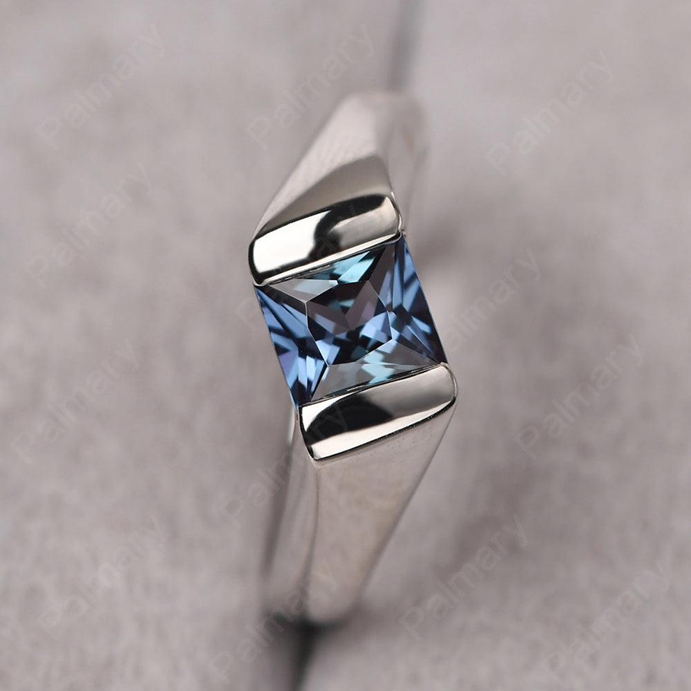 Princess Alexandrite Ring For Men - Palmary