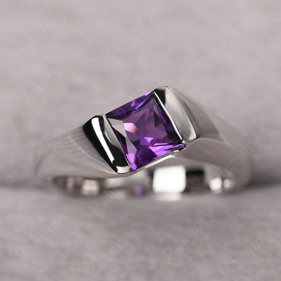 Princess Amethyst Ring For Men - Palmary