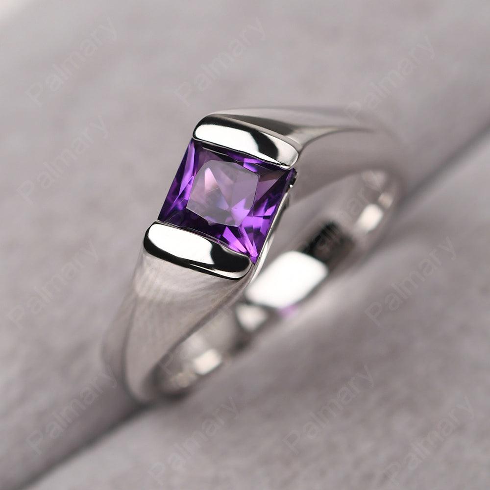 Princess Amethyst Ring For Men - Palmary