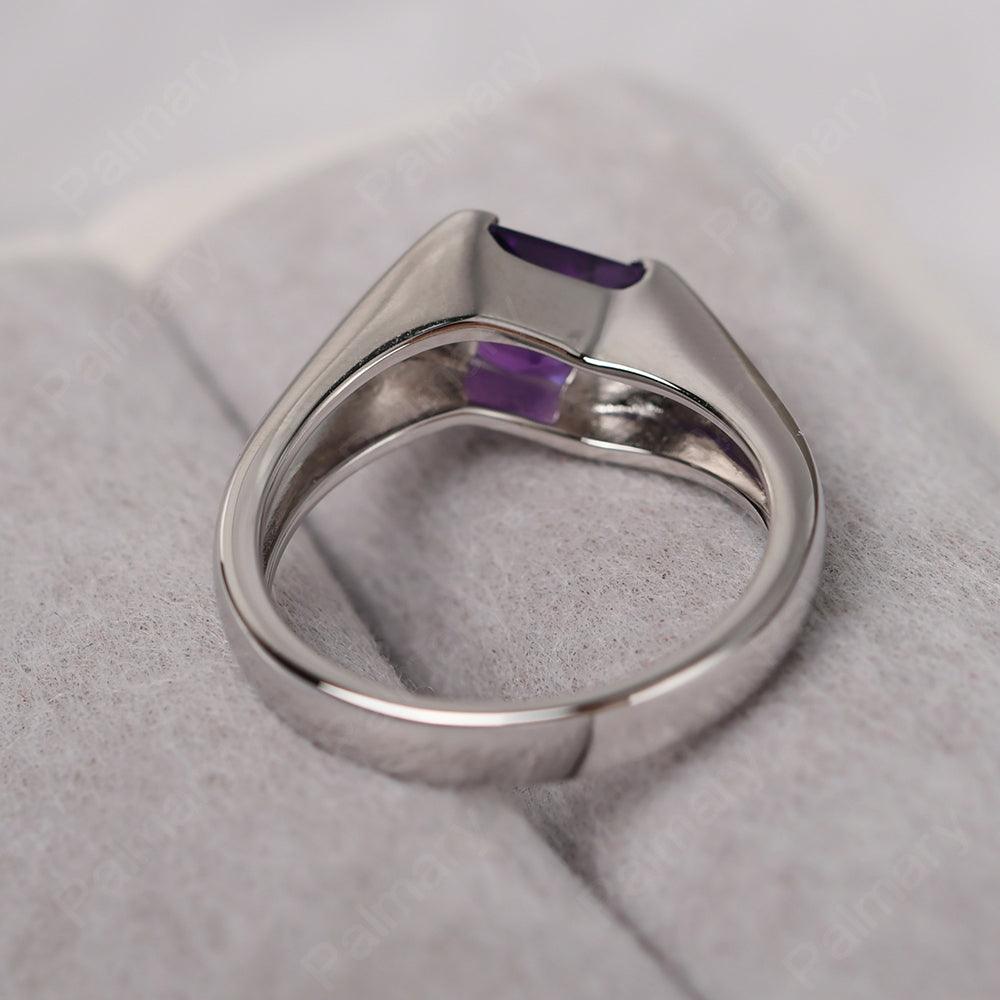 Princess Amethyst Ring For Men - Palmary