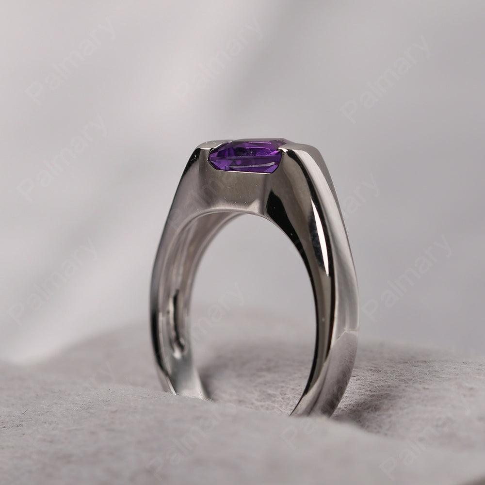 Princess Amethyst Ring For Men - Palmary
