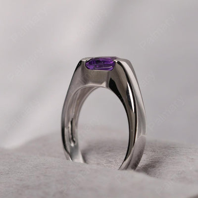 Princess Amethyst Ring For Men - Palmary