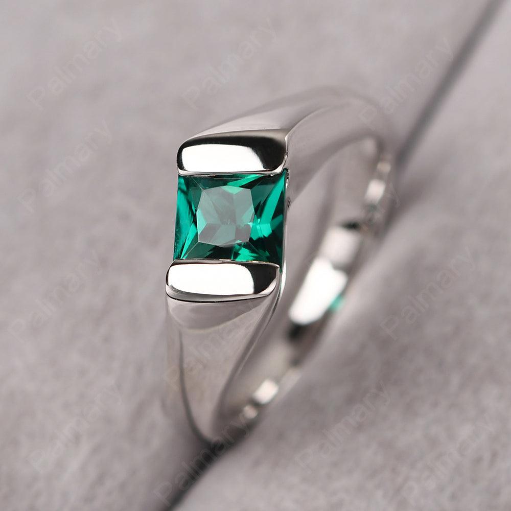 Princess Emerald Ring For Men - Palmary