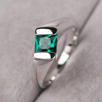 Princess Emerald Ring For Men - Palmary