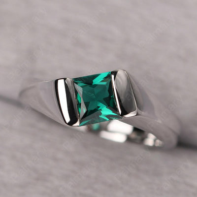 Princess Emerald Ring For Men - Palmary