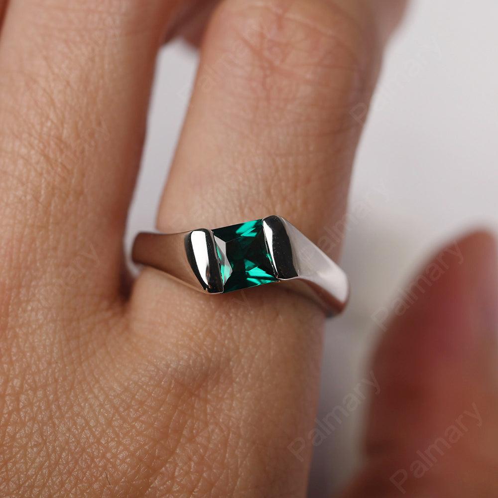 Princess Emerald Ring For Men - Palmary