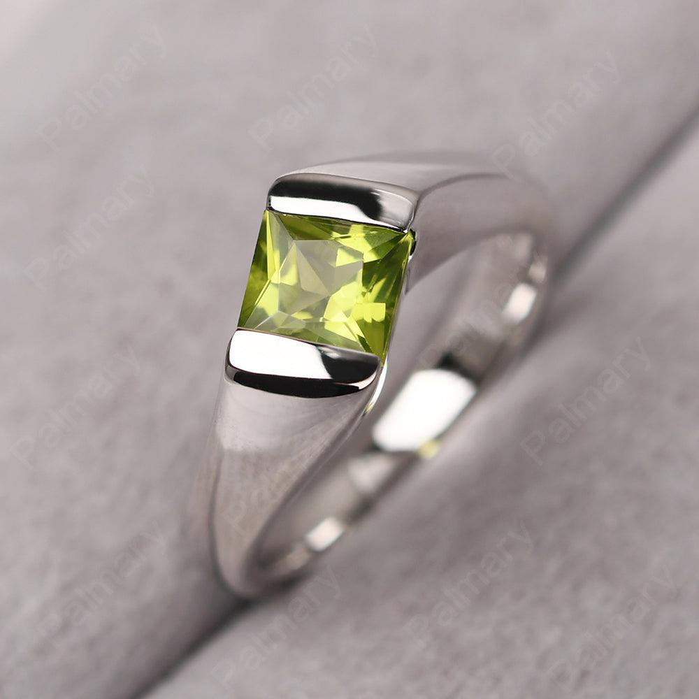 Princess Peridot Ring For Men - Palmary