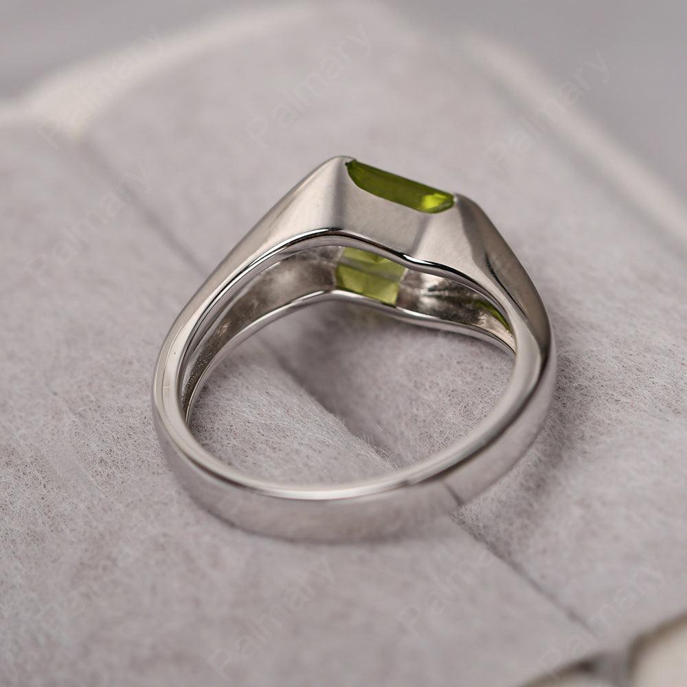 Princess Peridot Ring For Men - Palmary