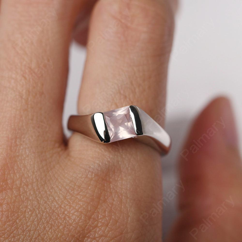 Rose Quartz Engagement Ring By ASANA Crystals