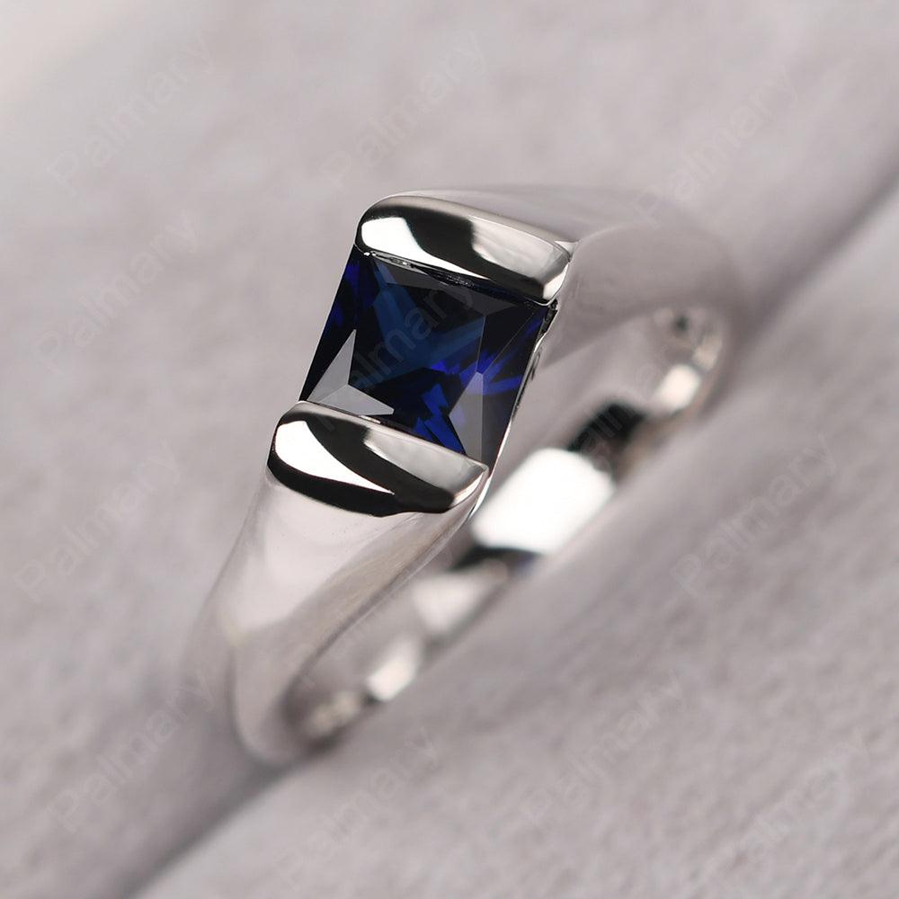 Princess Sapphire Ring For Men - Palmary