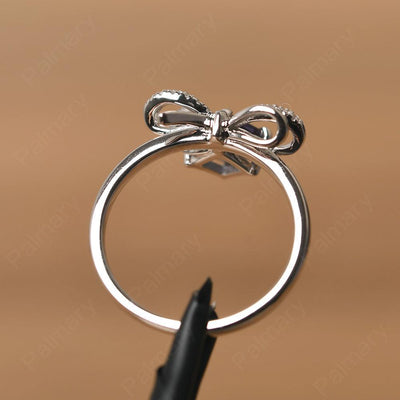 Asscher Cut Alexandrite Ring Sterling Silver - Palmary