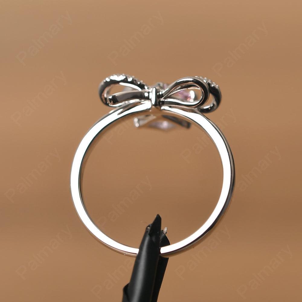 Asscher Cut Cubic Zirconia Ring Sterling Silver - Palmary