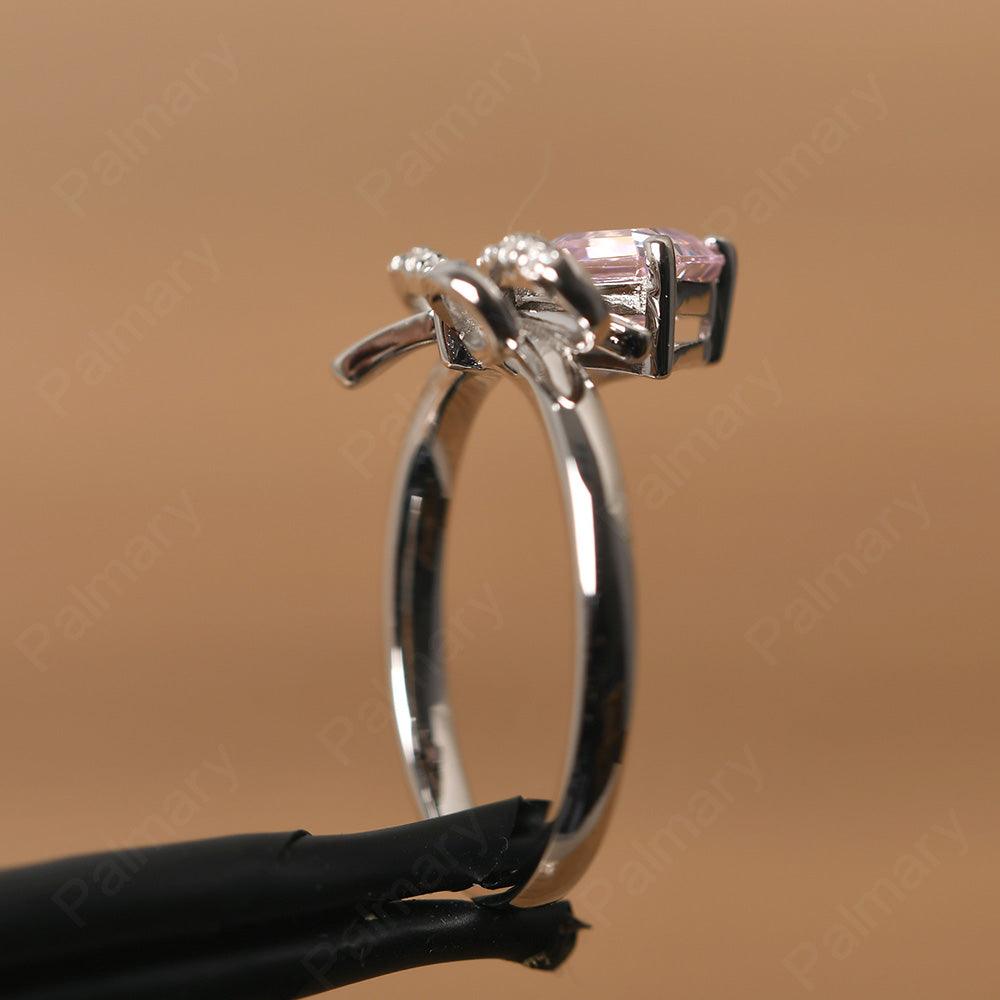 Asscher Cut Cubic Zirconia Ring Sterling Silver - Palmary