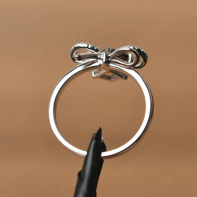 Asscher Cut Smoky Quartz  Ring Sterling Silver - Palmary