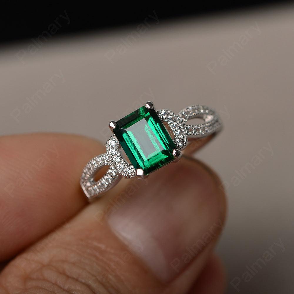 Emerald Cut Vintage Emerald Rings - Palmary