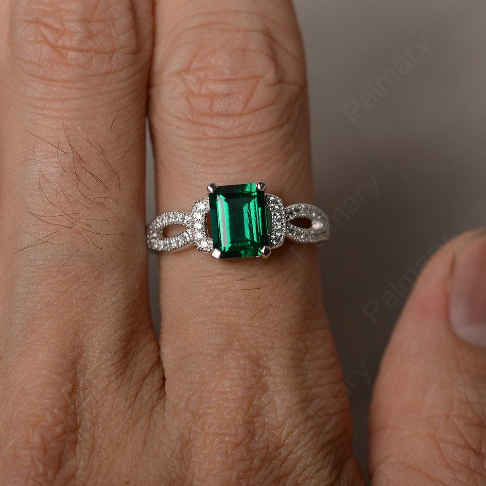 Emerald Cut Vintage Emerald Rings - Palmary