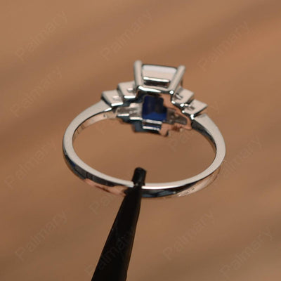 Emerald Cut Sapphire Rings - Palmary