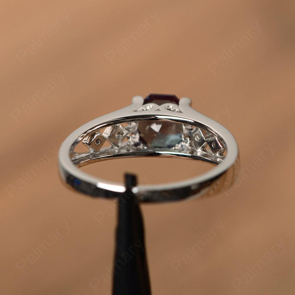 Vintage Octagon Cut Alexandrite Rings - Palmary