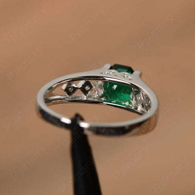 Vintage Octagon Cut Emerald Rings - Palmary