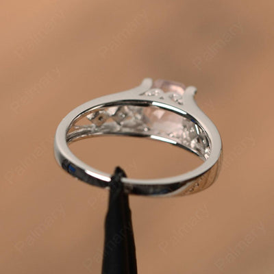 Vintage Octagon Cut Morganite Rings - Palmary