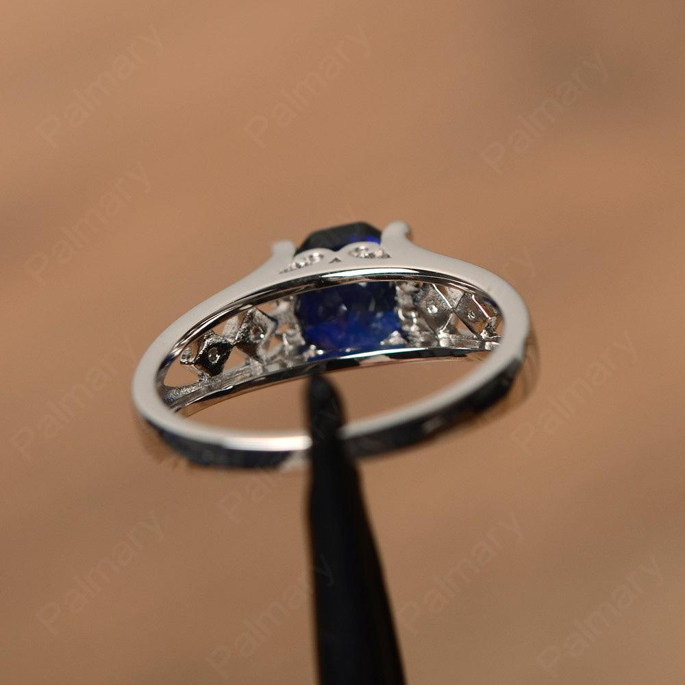 Vintage Octagon Cut Sapphire Rings - Palmary
