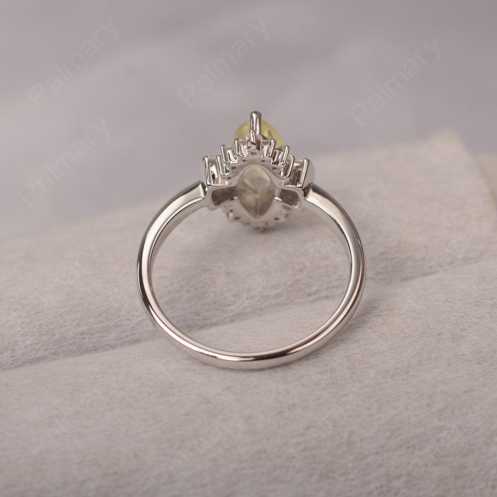 Marquise Cut Vintage Lemon Quartz Rings - Palmary