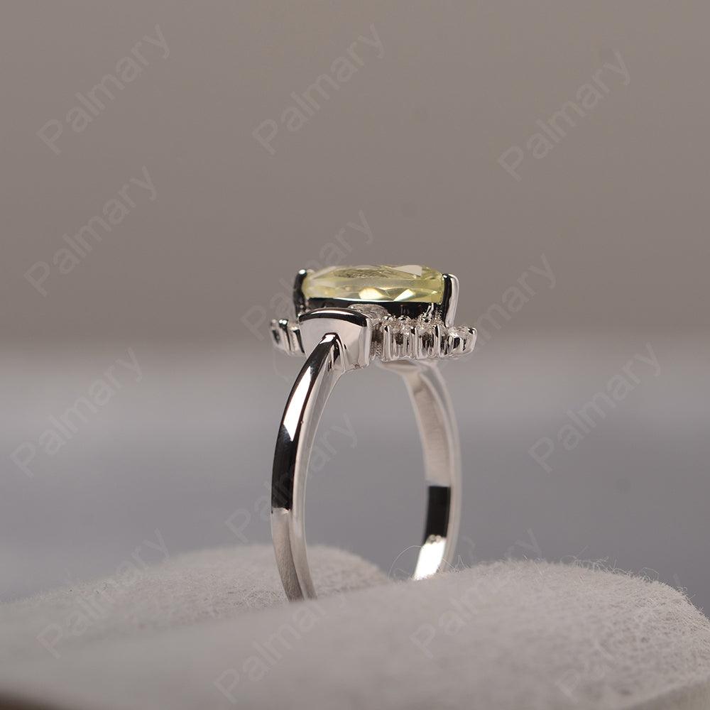 Marquise Cut Vintage Lemon Quartz Rings - Palmary