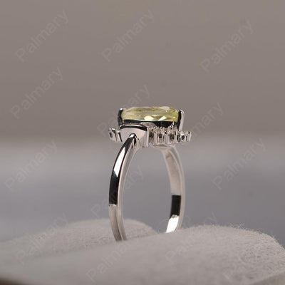Marquise Cut Vintage Lemon Quartz Rings - Palmary