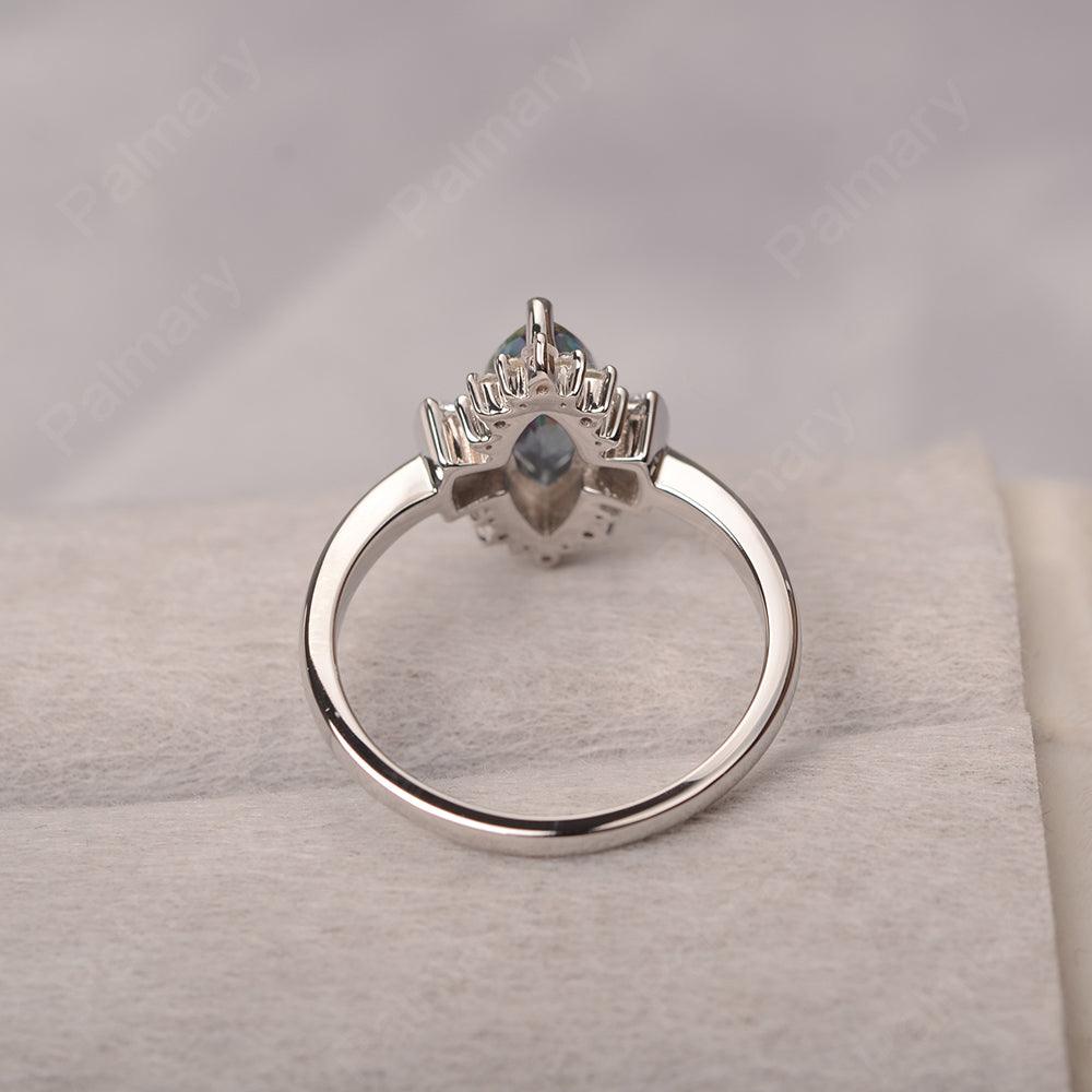 Marquise Cut Vintage Mystic Topaz Rings - Palmary
