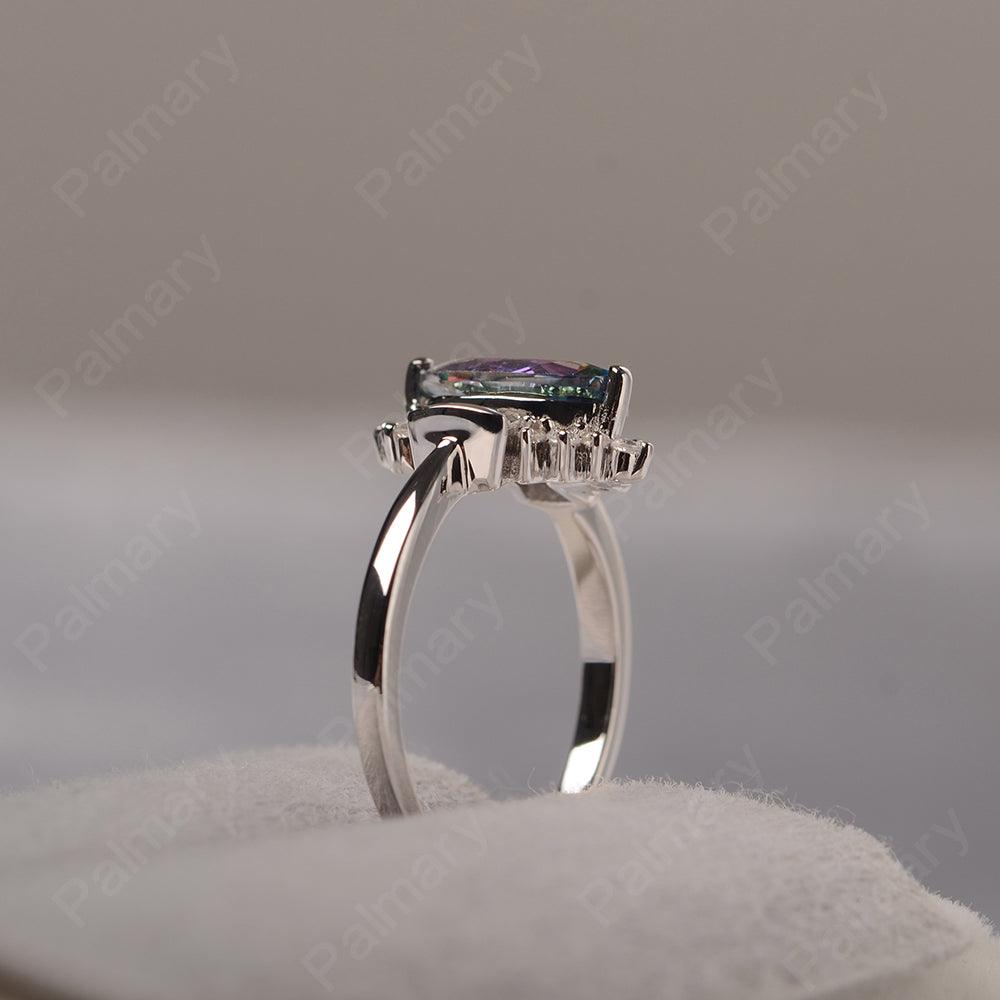 Marquise Cut Vintage Mystic Topaz Rings - Palmary