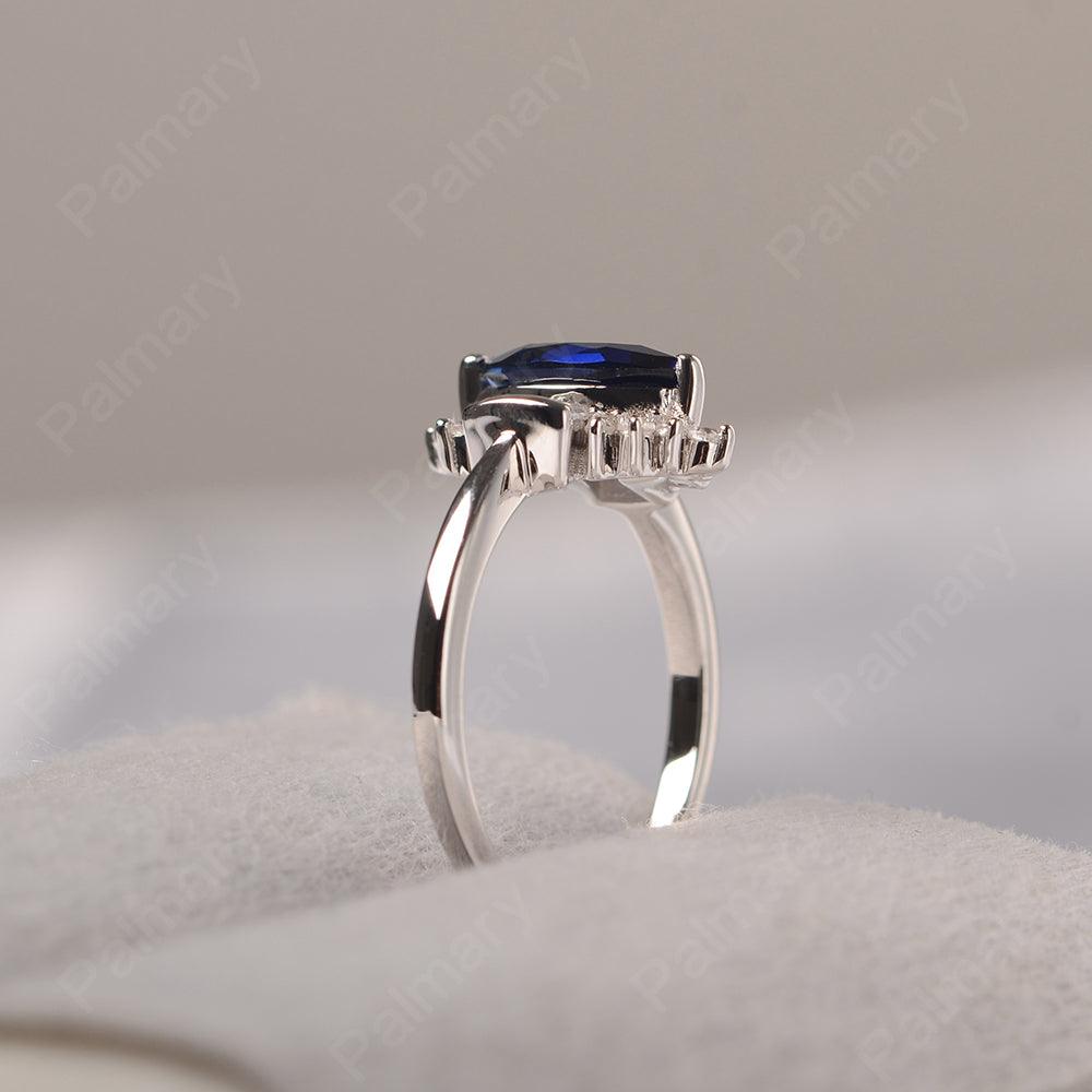 Marquise Cut Vintage Sapphire Rings - Palmary