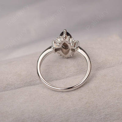Marquise Cut Vintage Smoky Quartz  Rings - Palmary