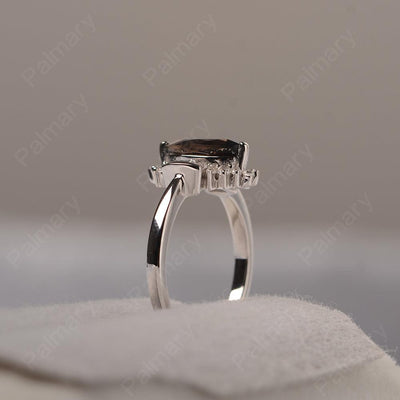 Marquise Cut Vintage Smoky Quartz  Rings - Palmary