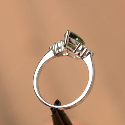 Large Marquise Cut Green Sapphire Rings - Palmary