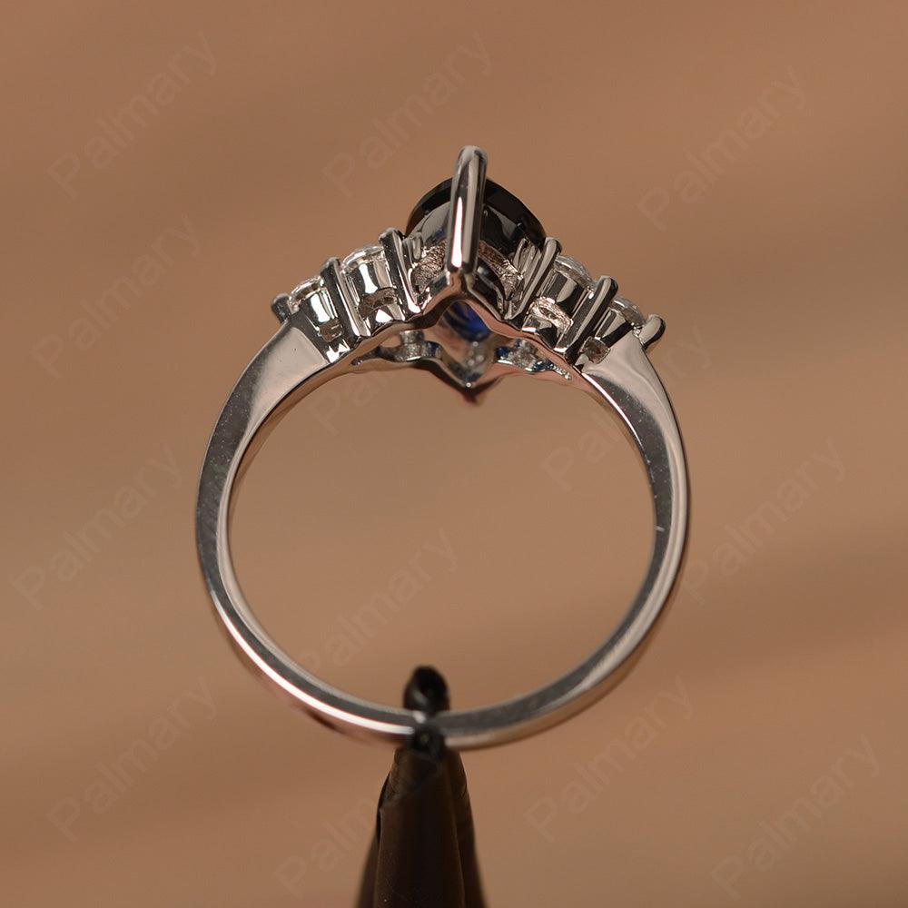 Large Marquise Cut Sapphire Rings - Palmary