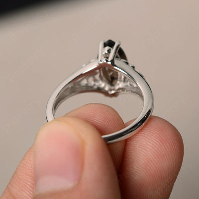 Marquise Cut Smoky Quartz  Cocktail Ring - Palmary