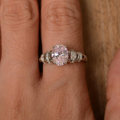 Oval Shaped Cubic Zirconia Engagement Rings - Palmary